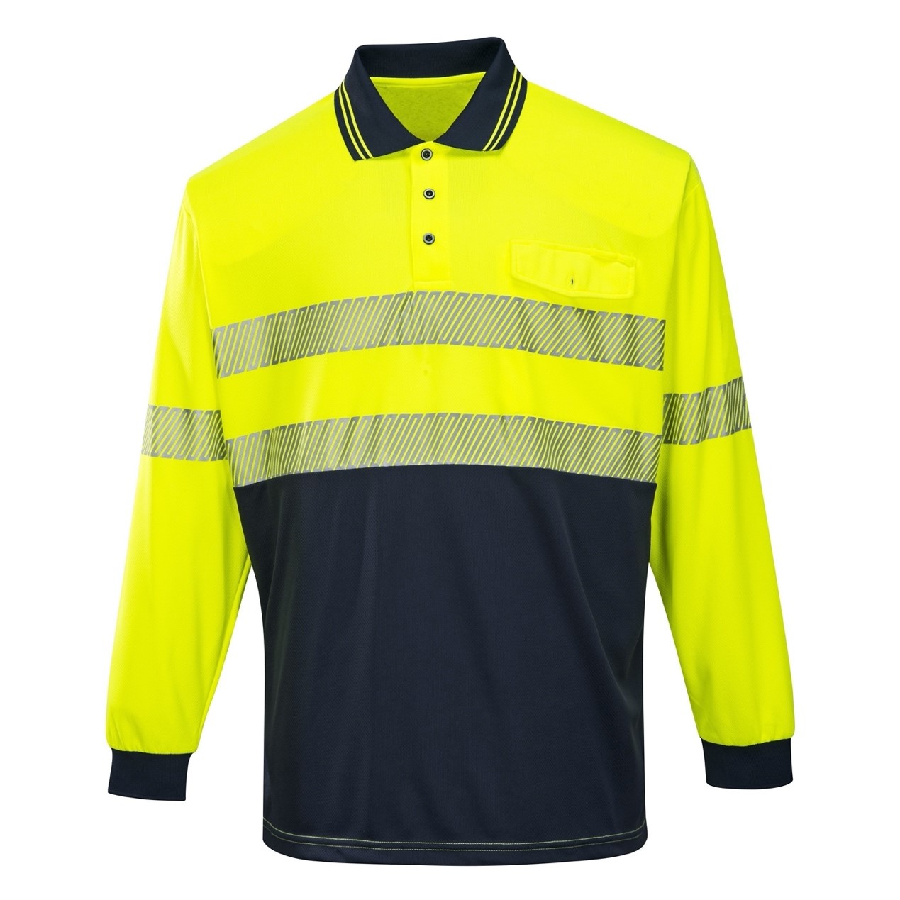 Hi-vi polyester long sleeve POLO