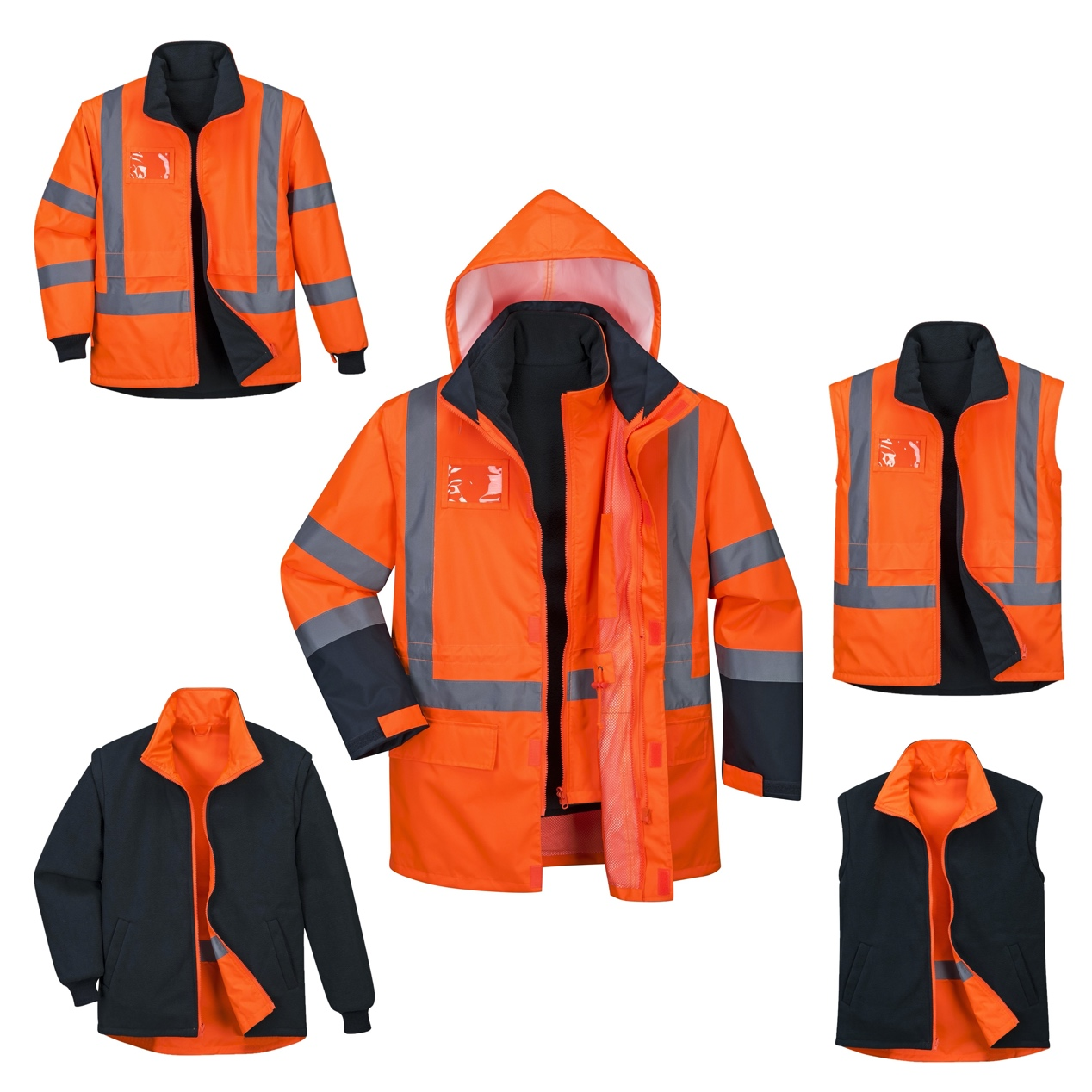 7 in 1 Hi-vi Workwear