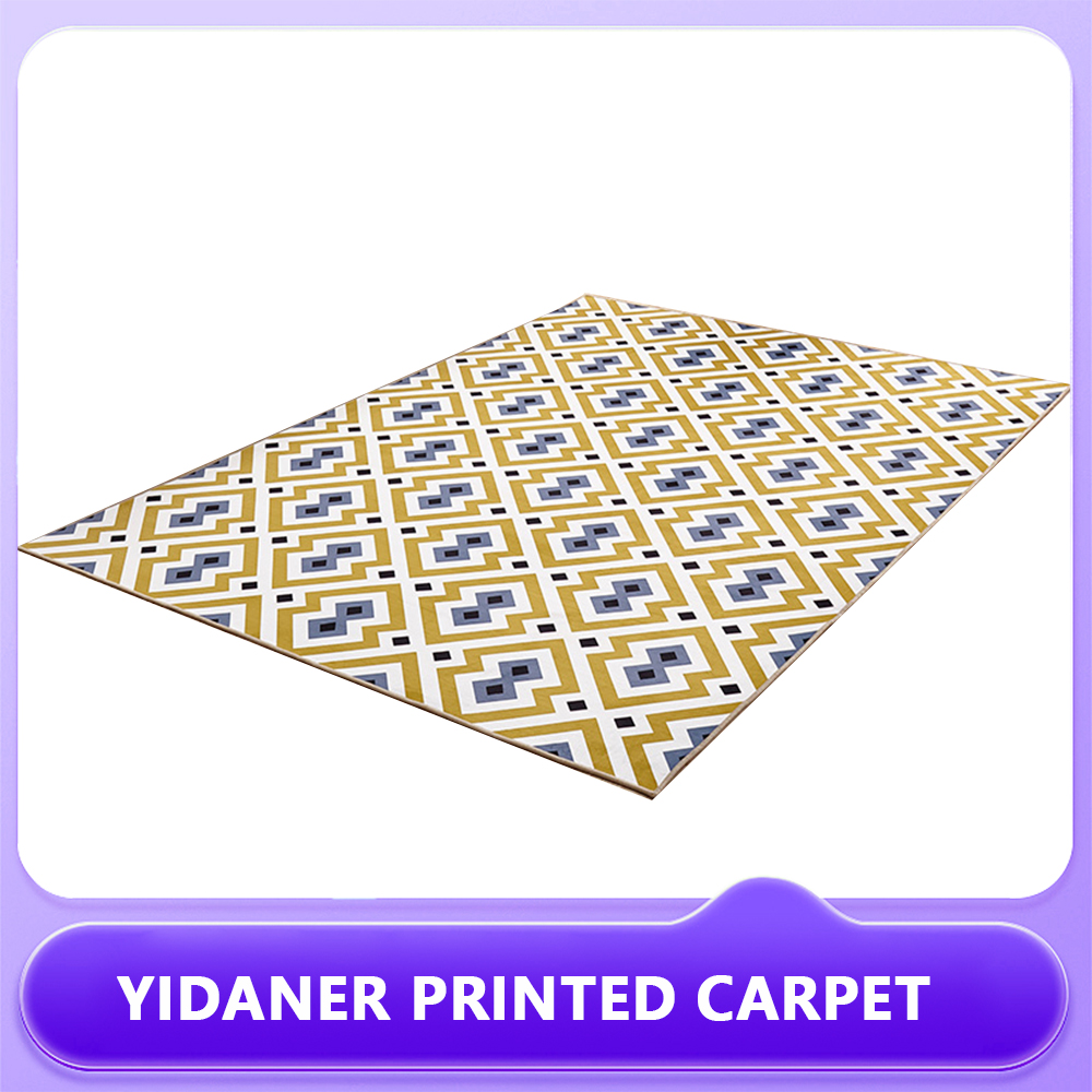 Nordic Multi-pattern Triangle Geometric Rug