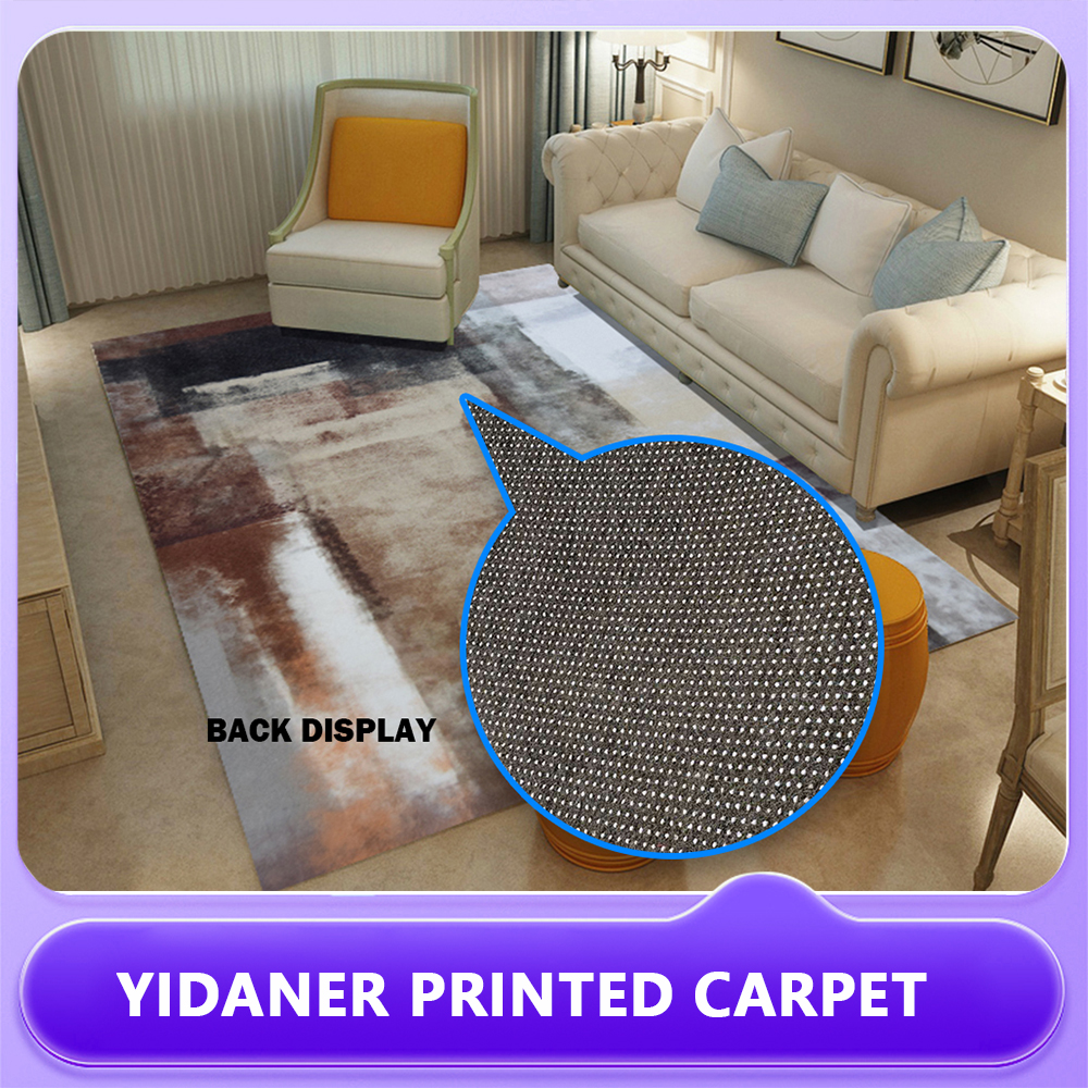 Abstract Ink Landscape Decor Rug