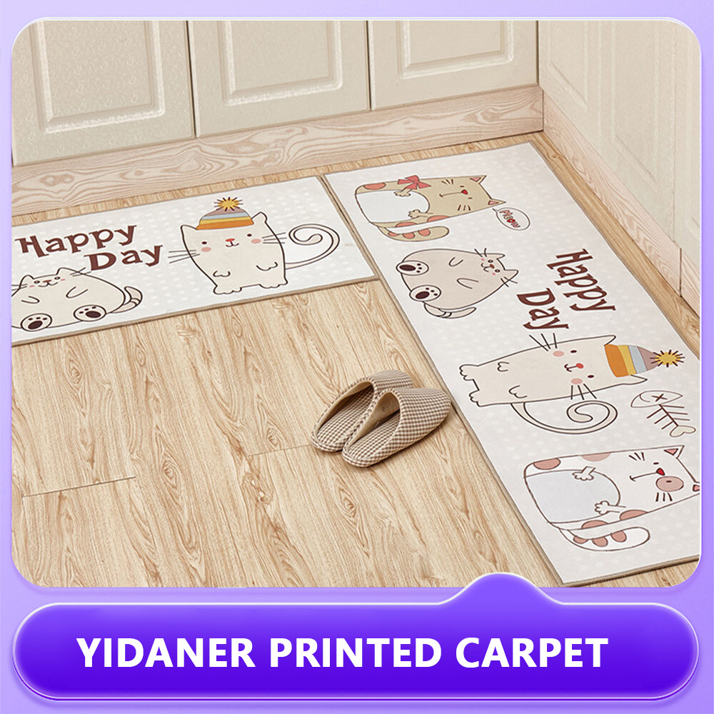 Lovely Kitty Kitchen Runner Mat Set