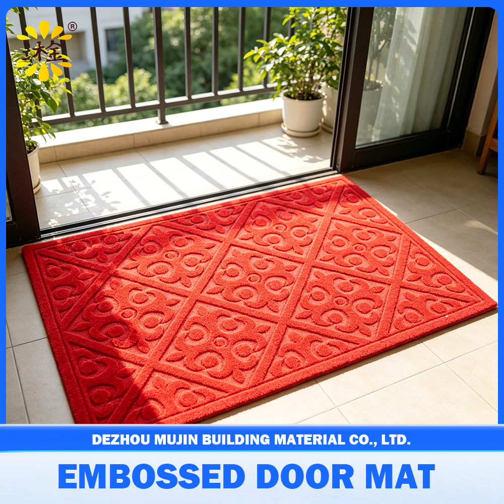 Custom Logo Embossed PVC Welcome Mat