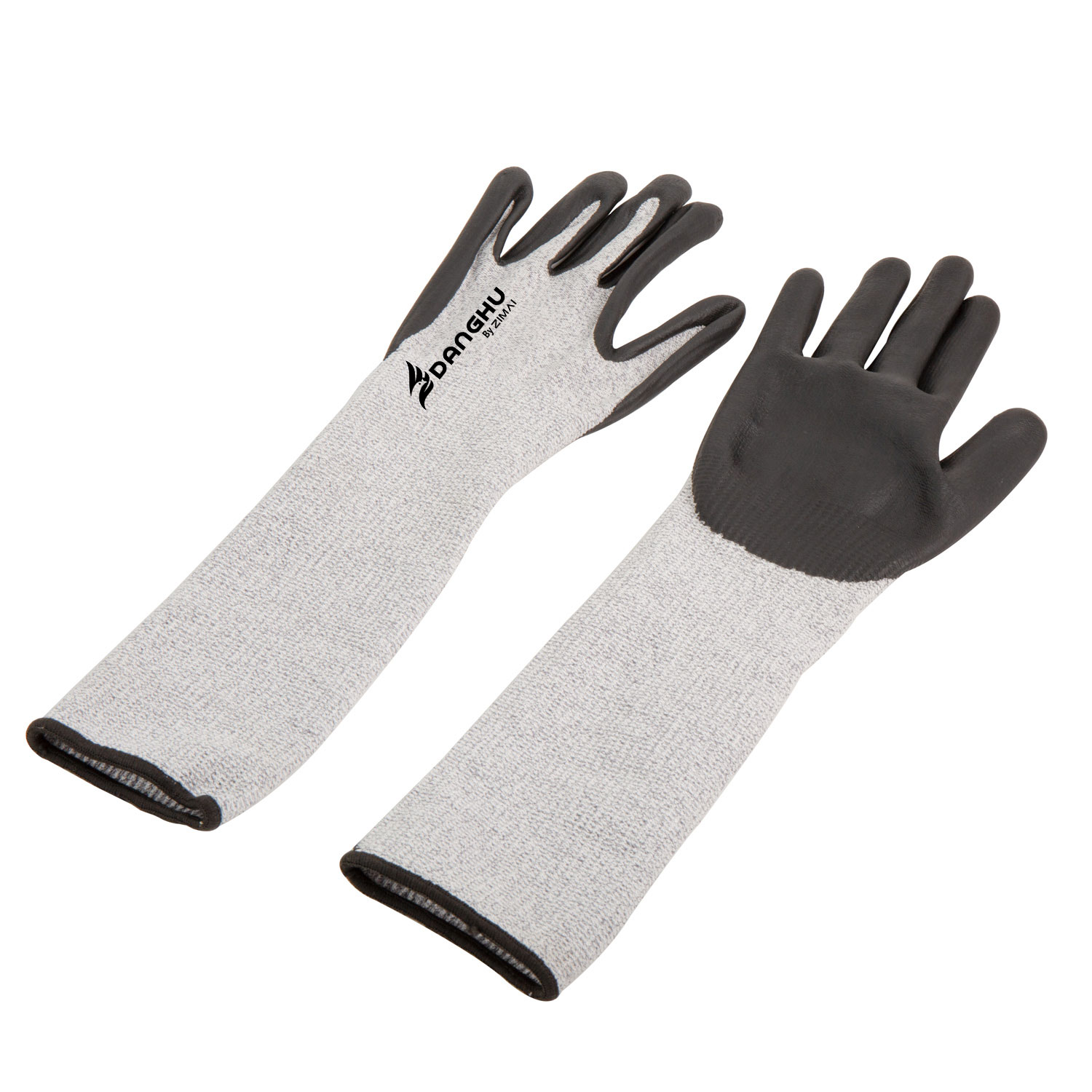 Long cuff Anti-cut Micro-Foam NBR coated Gloves