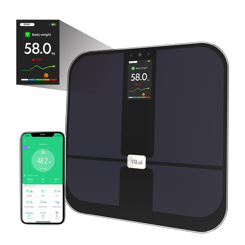 Bathroom Body Fat Scale with Large TFT Scree