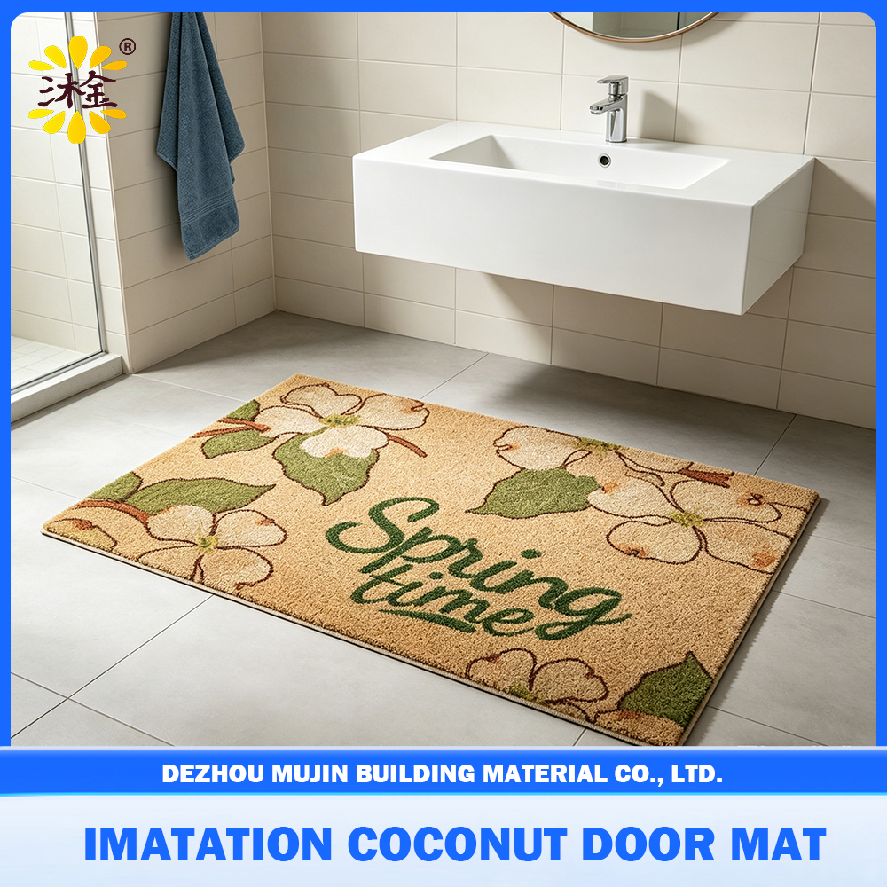Thick Wearproof PVC Coir Style Welcome Mat