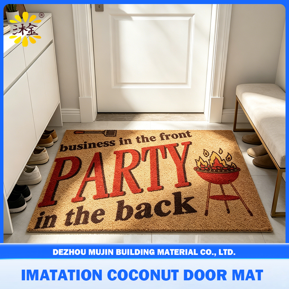 Waterproof Easy Wash PVC Fake Coir Foot Mat
