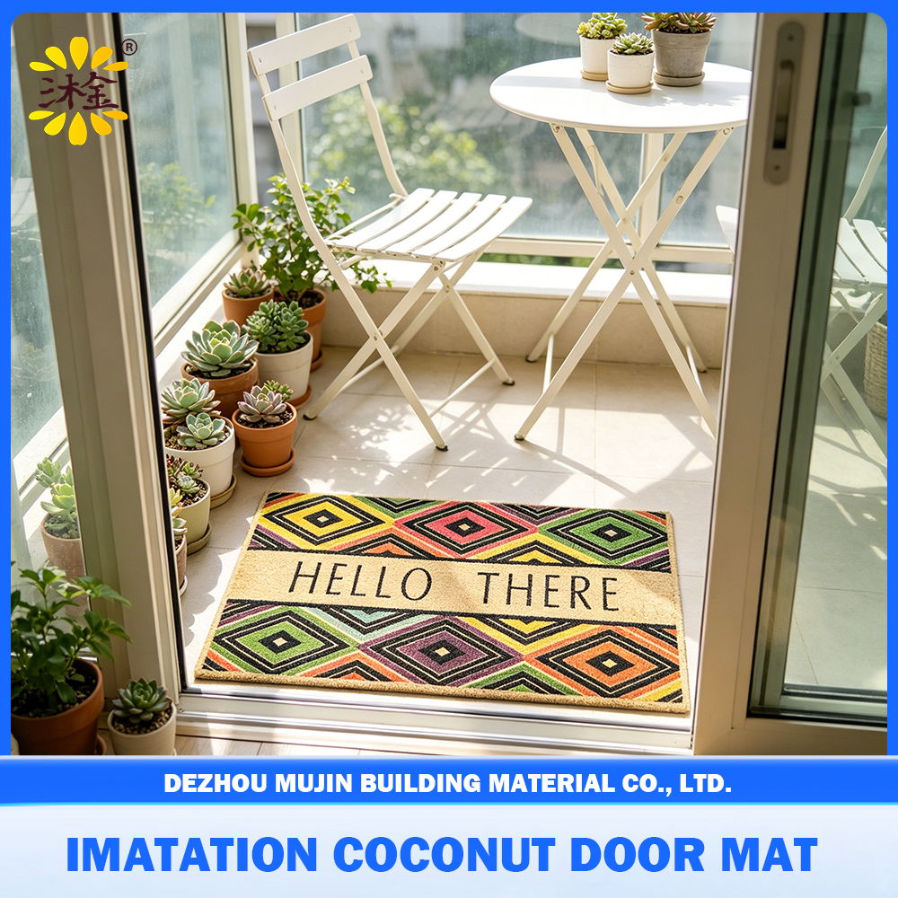 Commercial PVC Imitation Coir Mat For Hotel