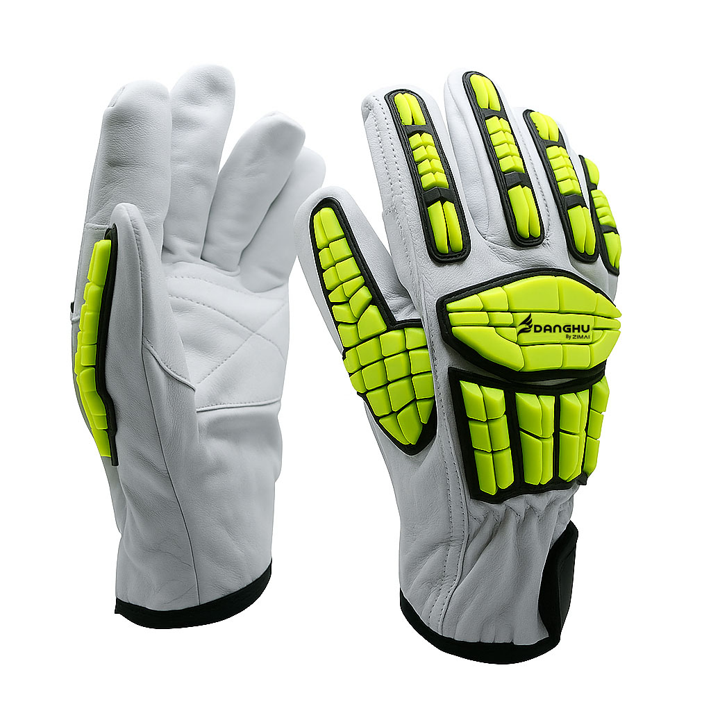 Anti-cut & Anti-impact leather gloves