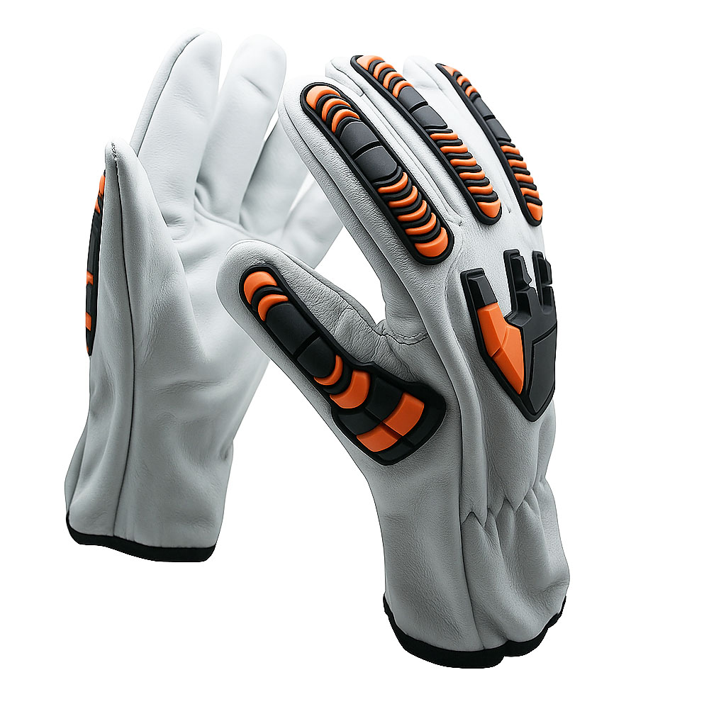 Anti-cut & Anti-impact leather gloves