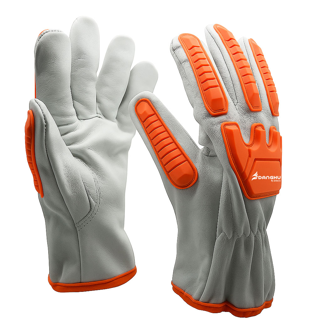 Anti-cut & Anti-impact leather gloves