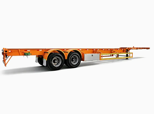 Skeleton semi-trailer