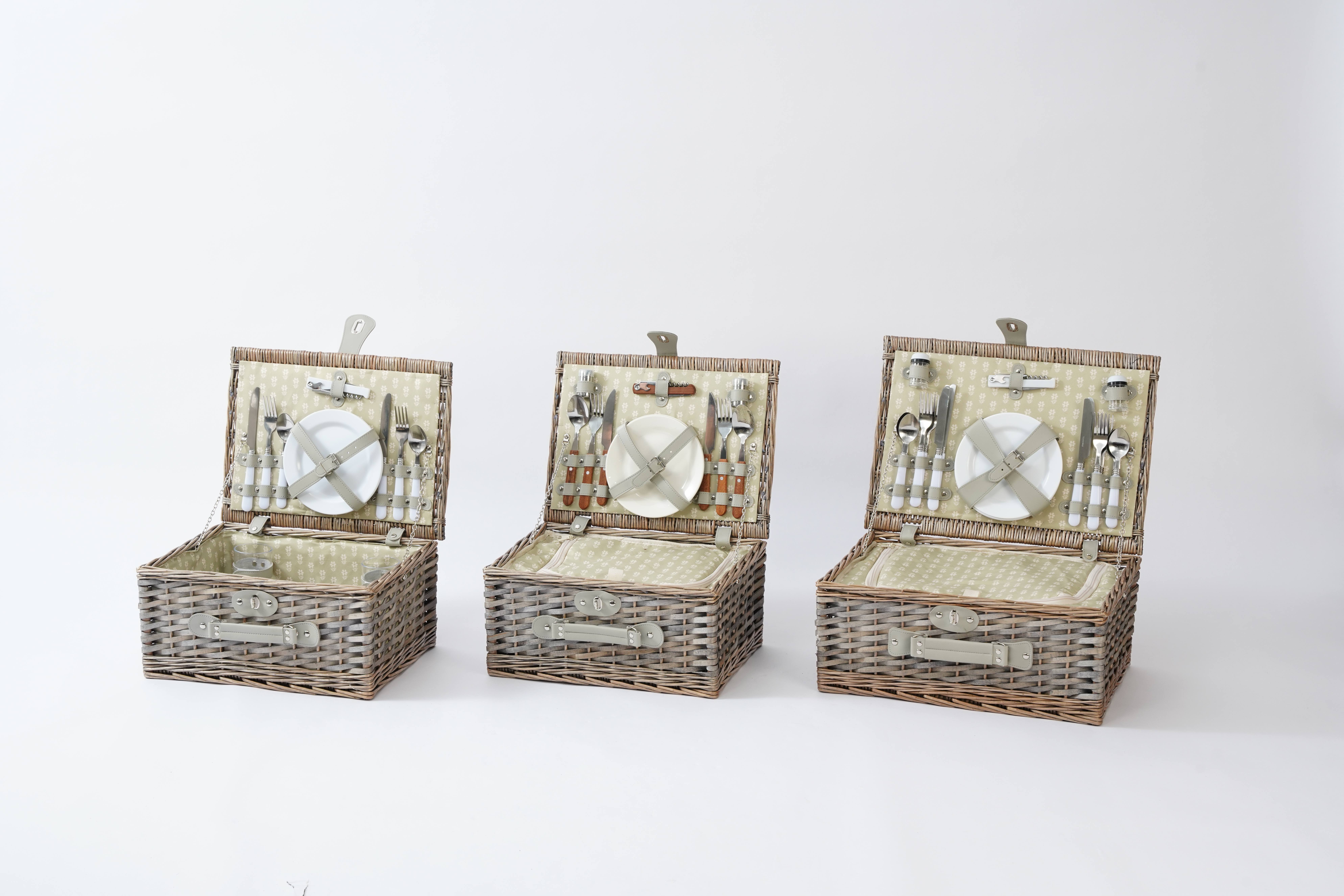 JY Willow Picnic Basket