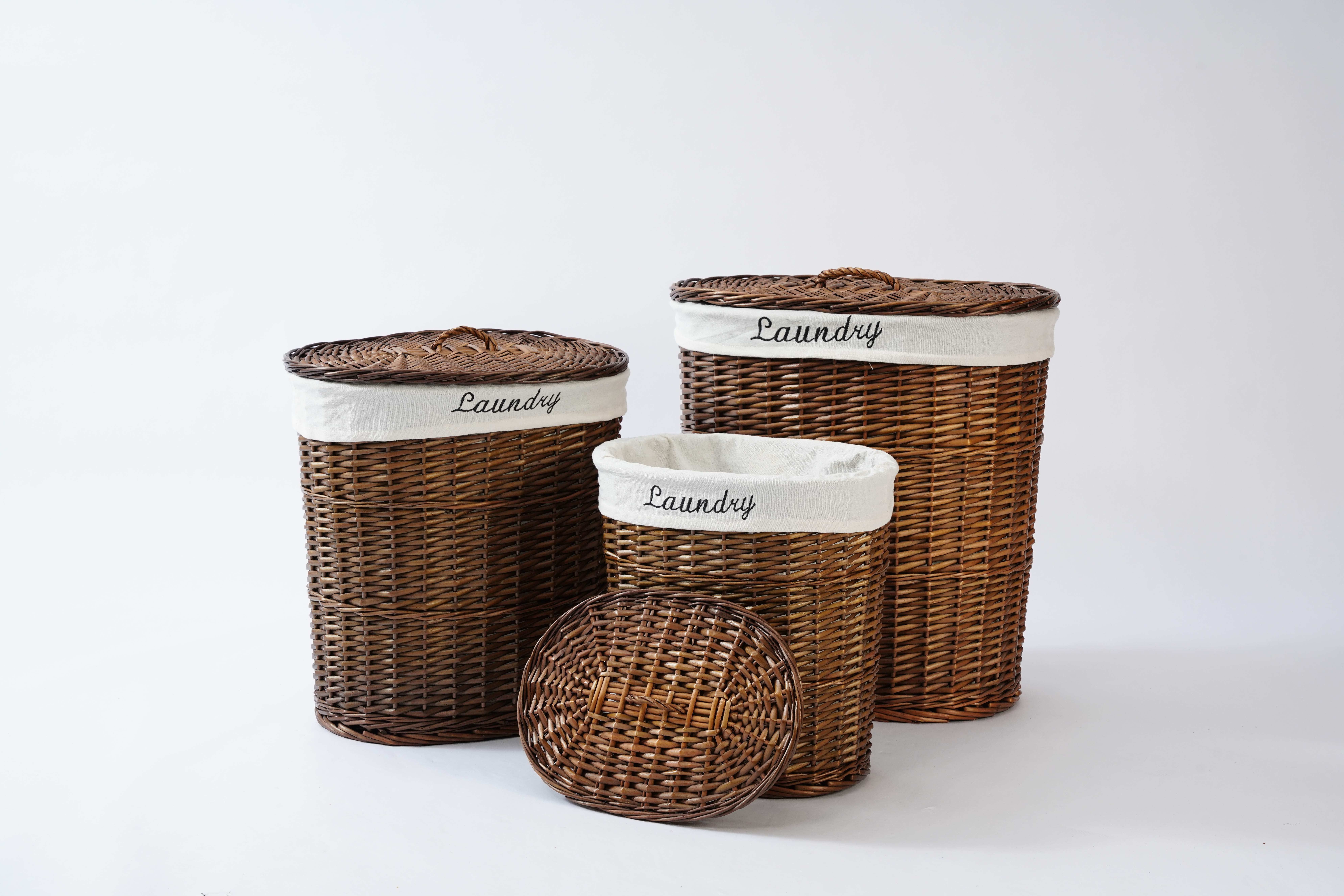 JY Willow Laundry Basket