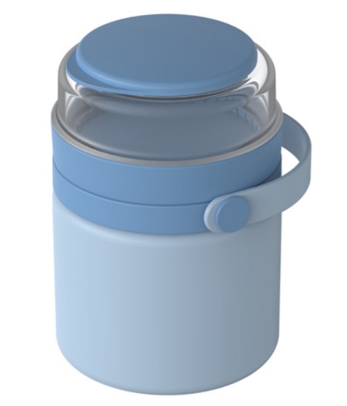 Double Wall Insulated Food Jar Vacuum Flask Thermos Soup Containers with Handle
