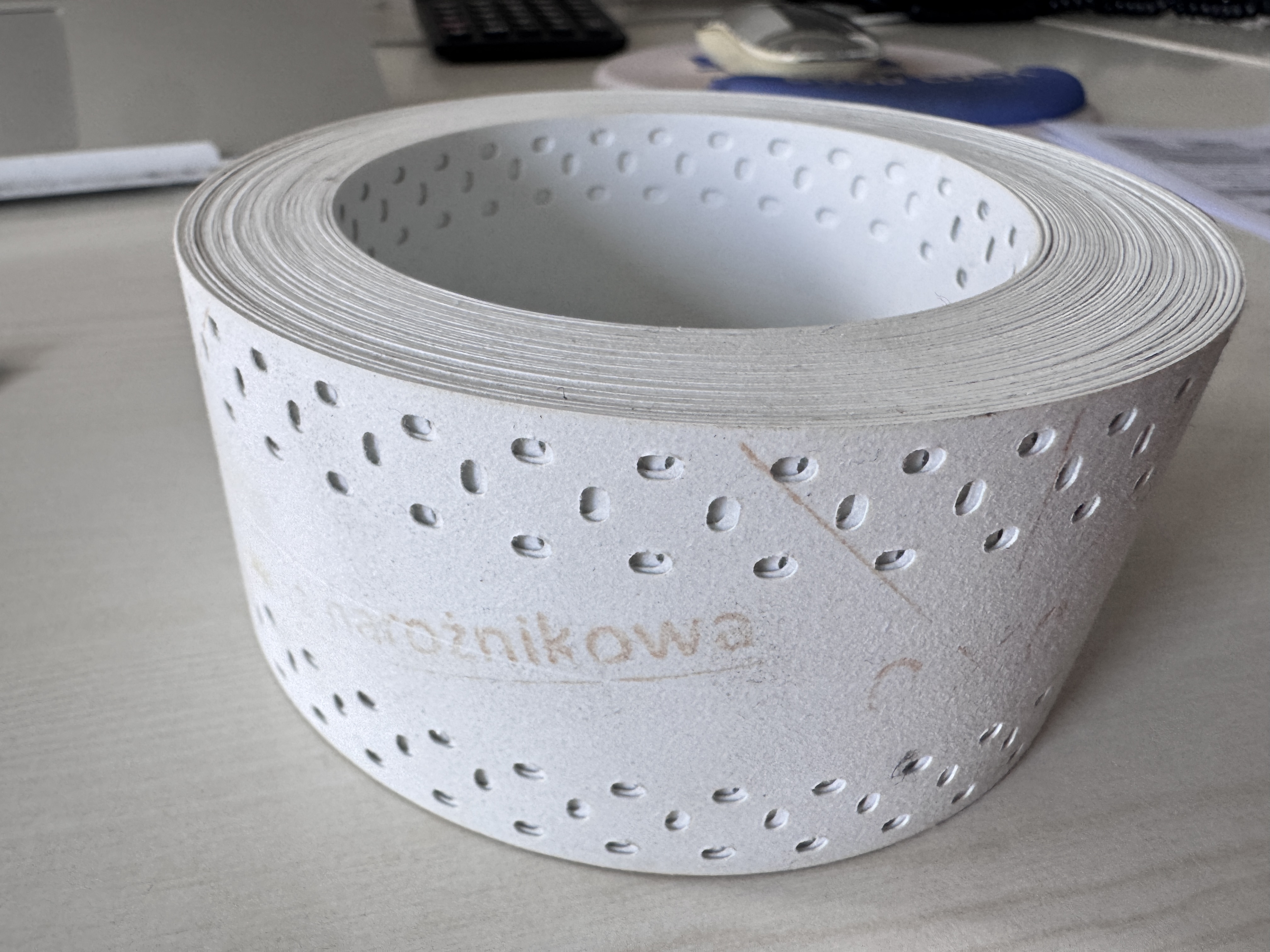 Perforated drywall corner joint tape