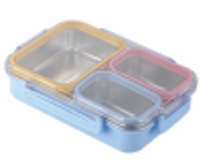OEM Bento Lunch Box Bpa Free Food Bento Box Kids Leak Proof Stainless Steel Lunch Box for School