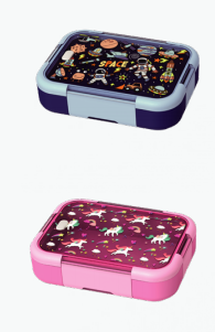 Stainless Steel Lunch Box with Compartments Leakproof Food Storage Container
