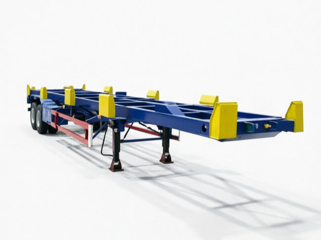 Dock Skeleton Semi Trailer